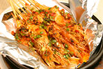 蒜蓉铁板炸串
