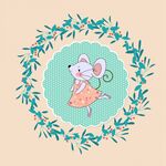 老鼠和冬青花环