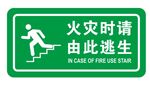 矢量逃生指示牌
