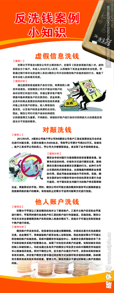 反洗钱易拉宝