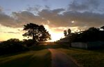 海滨夕阳风光