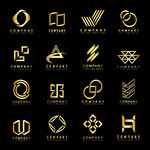 金色logo合集