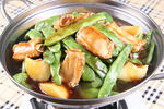 豆角炖鸡翅
