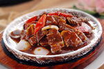 铁板烧牛肉块