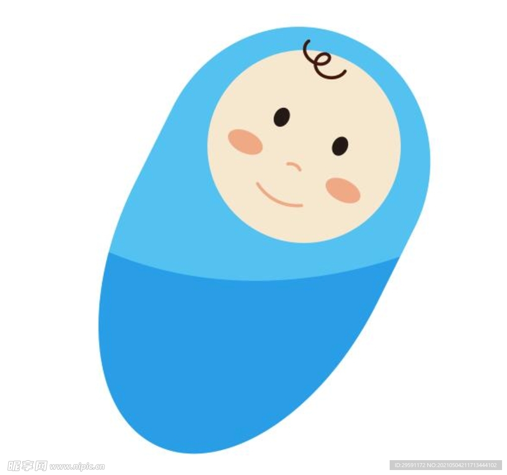 矢量卡通婴儿