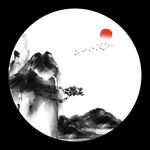 丹青山水情装饰画