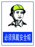 必须佩戴安全帽