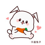 Q版可爱卡通萌萌哒小动物小兔子