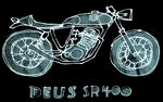 摩托车图案 欧美印花 T恤