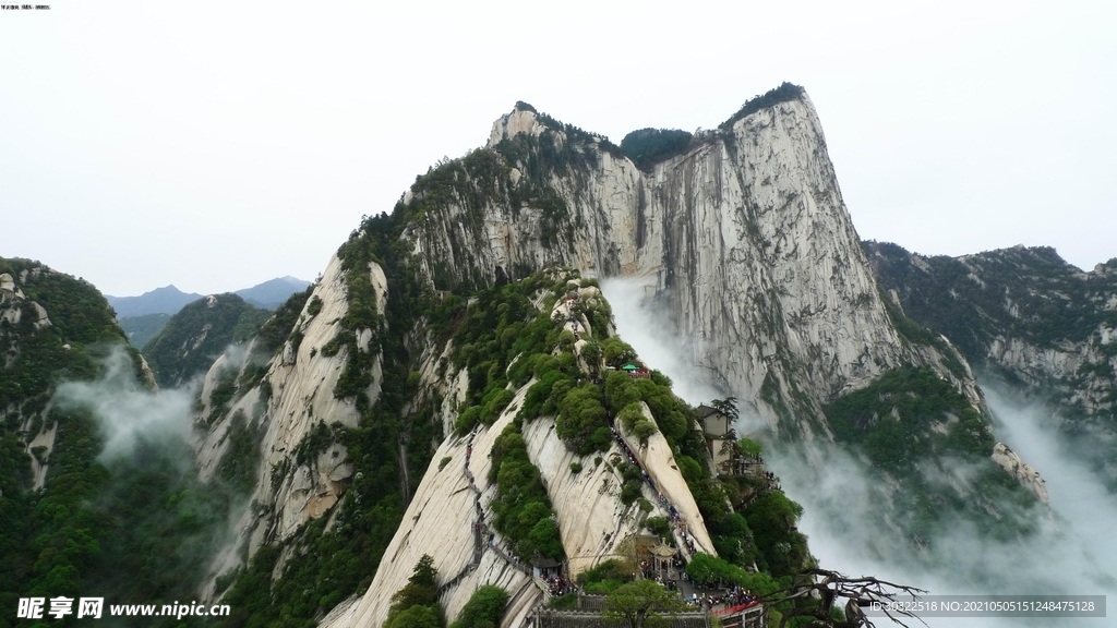 山水 风景  华山 西岳华山 