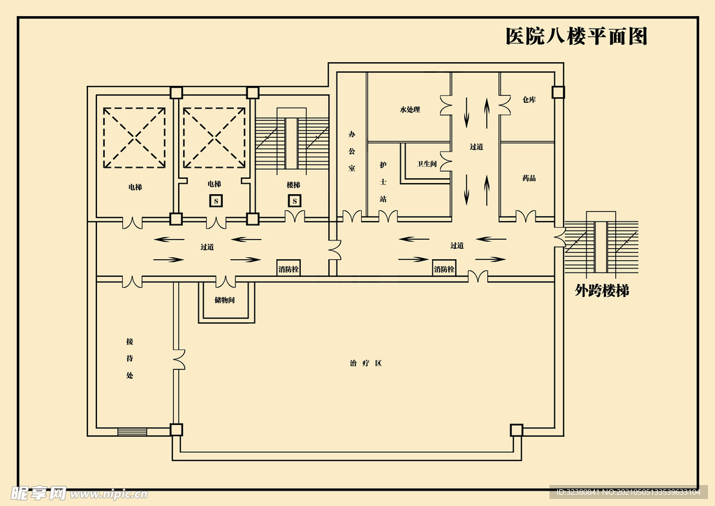 8楼平面图 