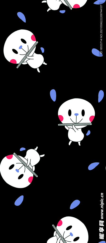 狗黑底