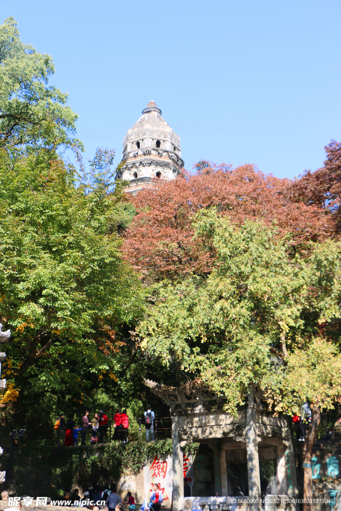 虎丘塔 园林 风景 