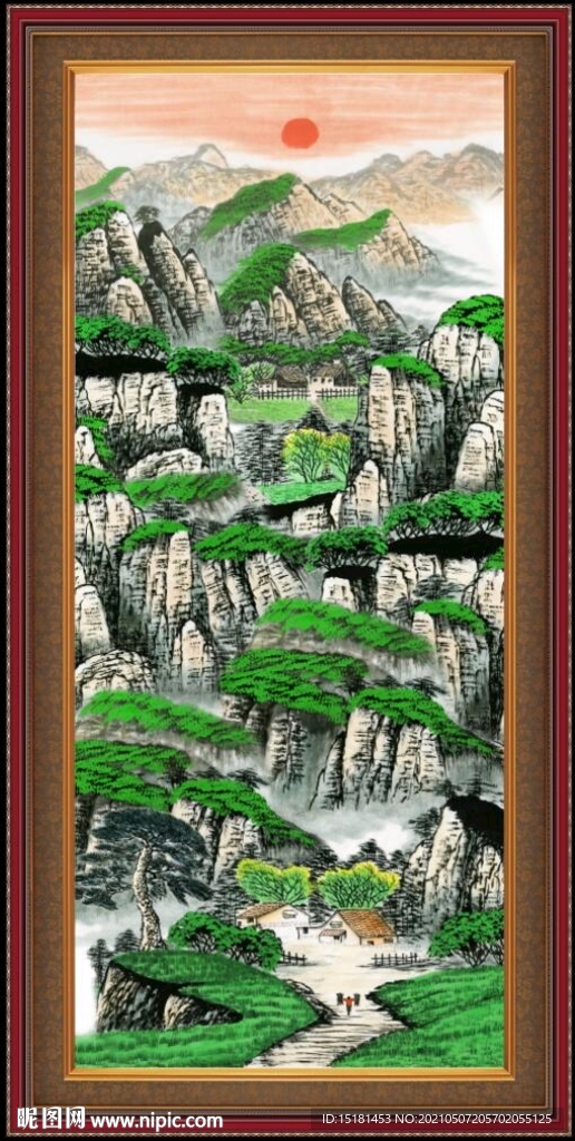旭日东升 
