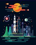 扁平化插画练习