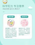 采用科学配方的益生菌