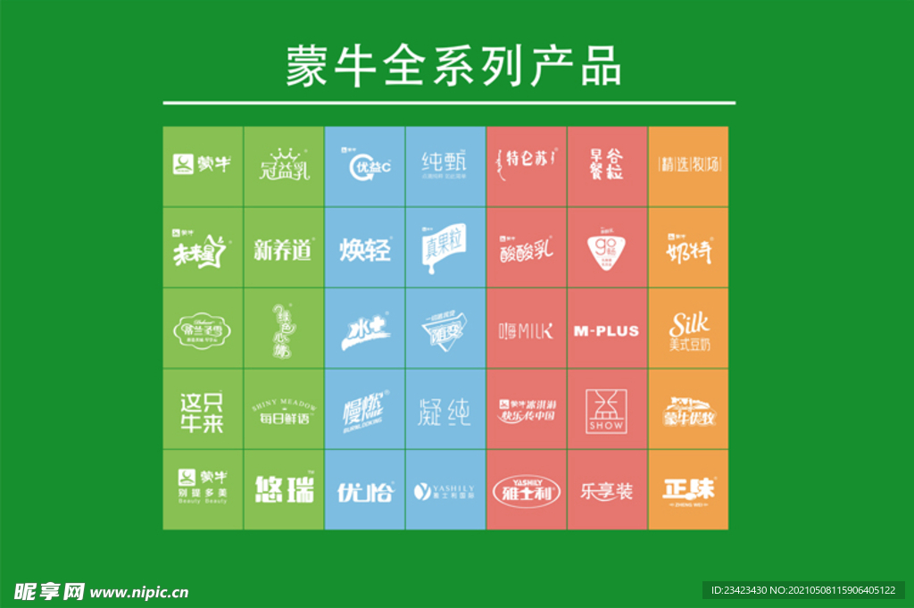 蒙牛产品