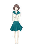 手绘小女生