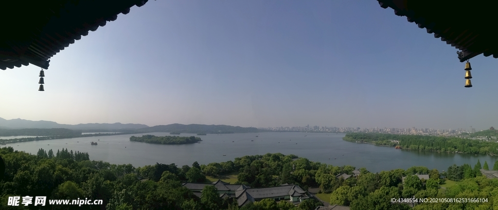 杭州西湖远眺
