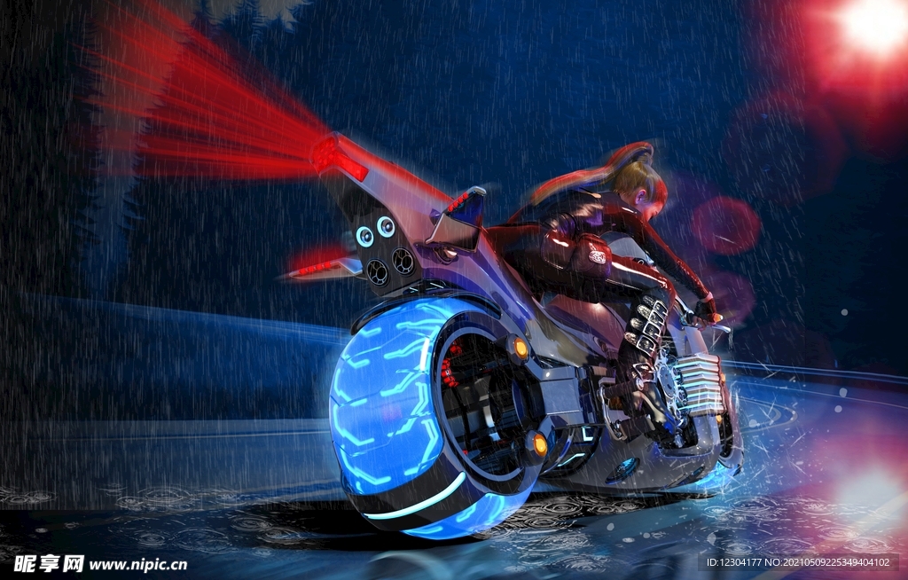 摩托车 
