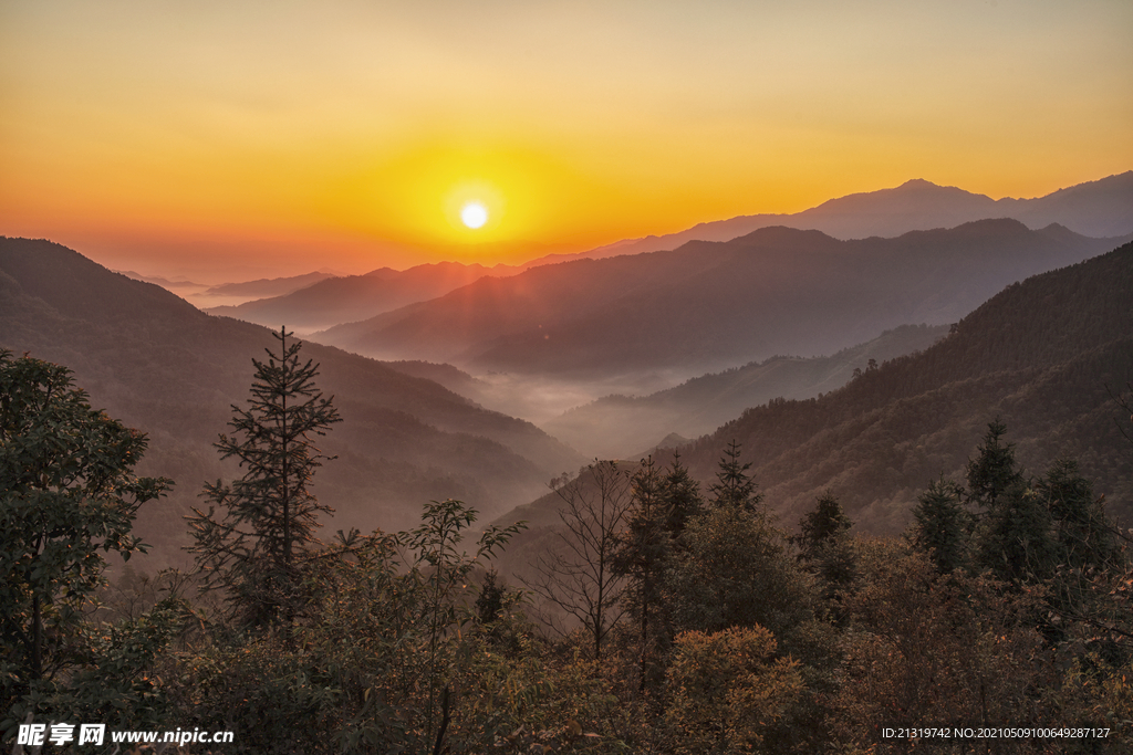 黄山日出