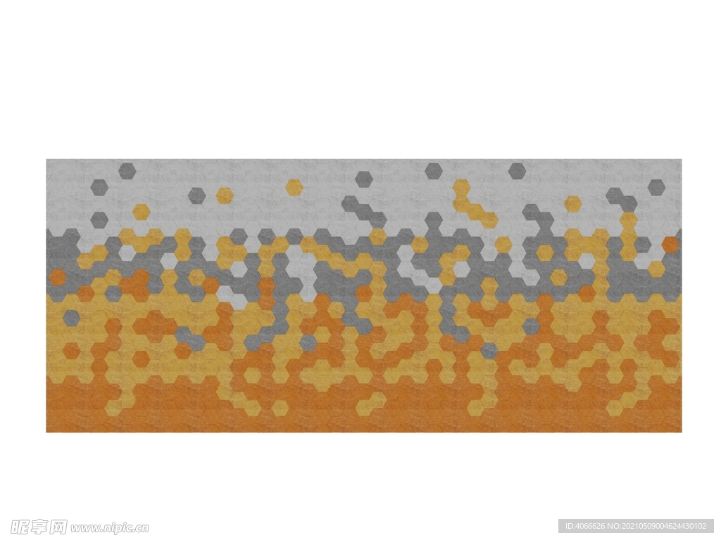 六边形墙3d模型