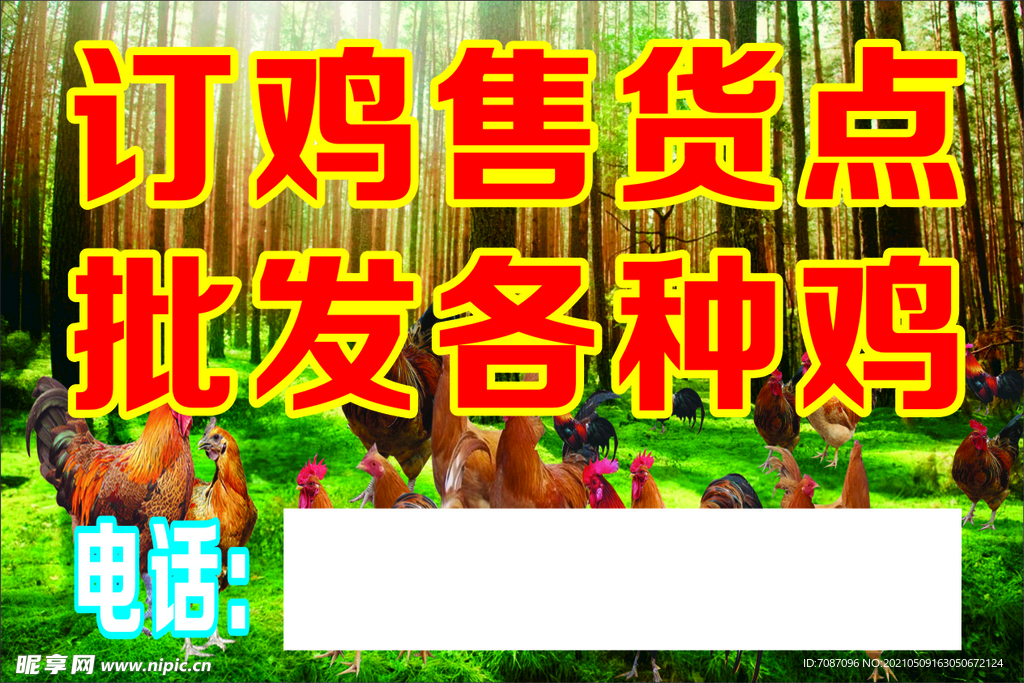 养鸡场海报