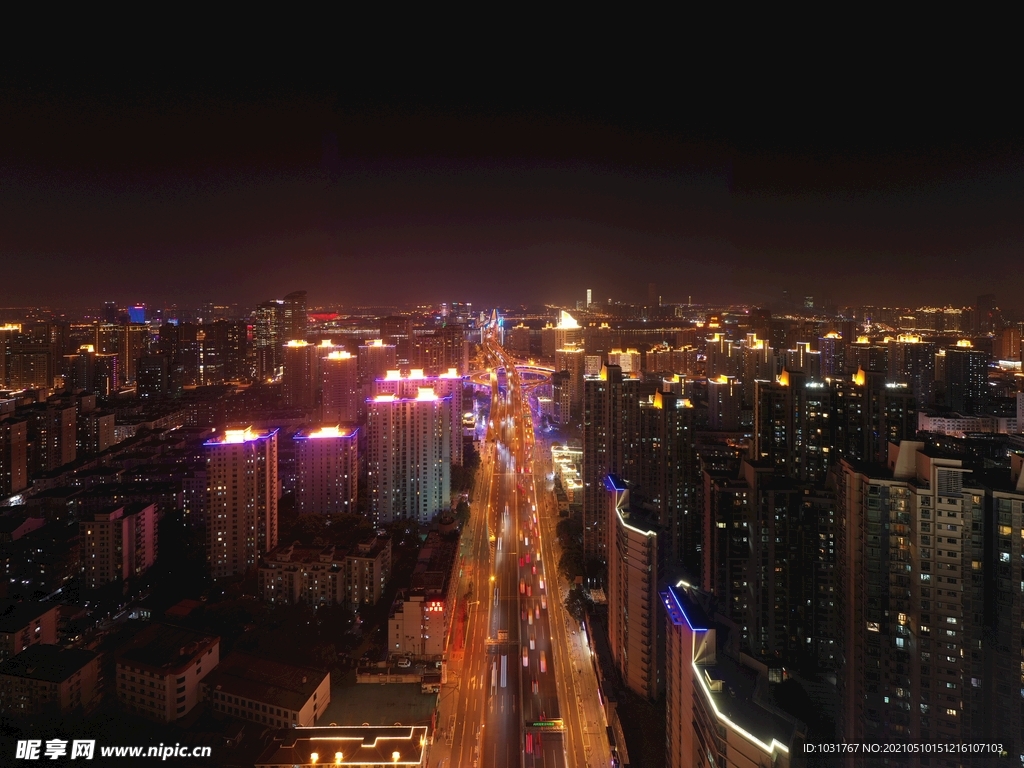 南北高架 上海夜景