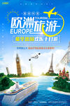 创意时尚唯美大气欧洲旅游旅行社