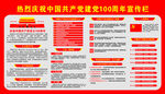 中国共产党建党100周年宣传栏