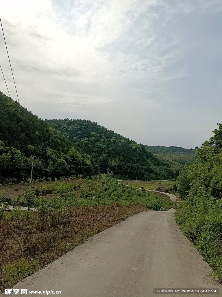 湖北山间小路