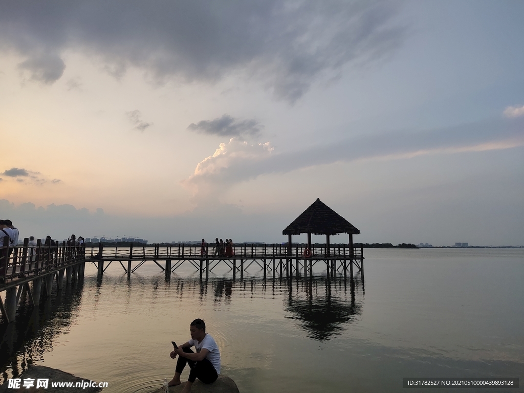 瑶湖夕阳