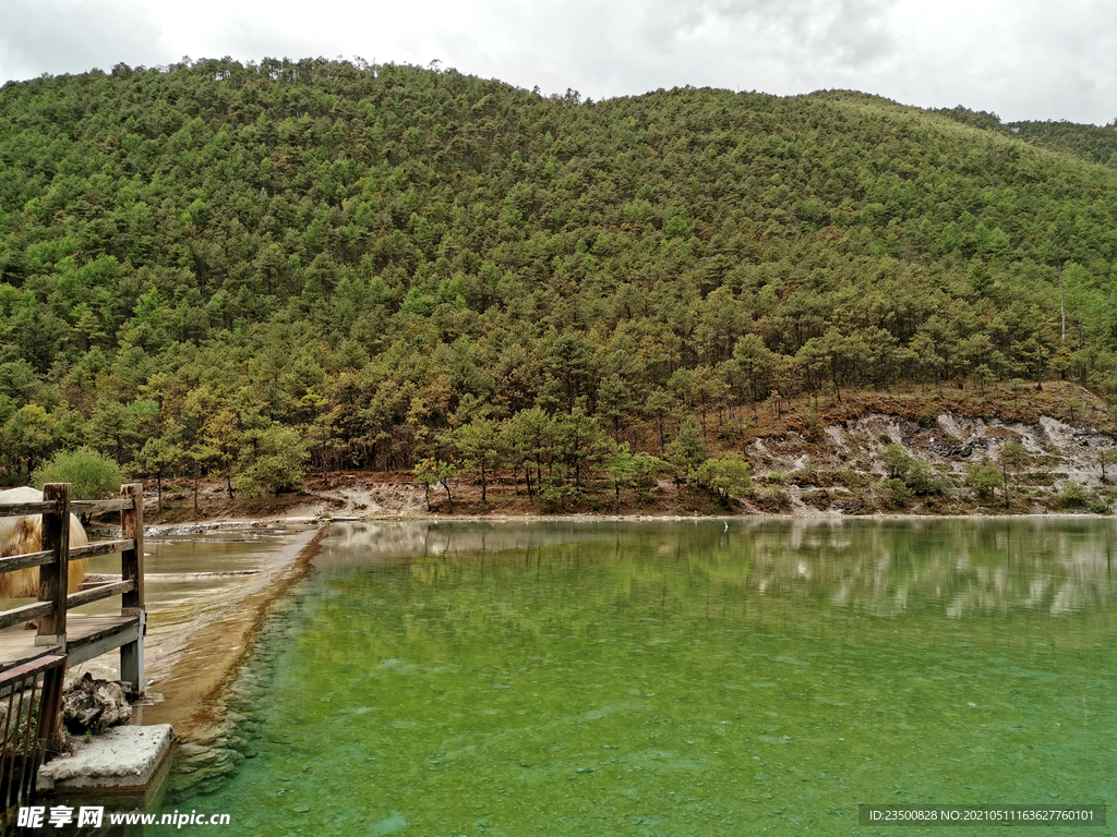 蓝月谷摄影图__山水风景_自然景观_摄影图库_昵图网nipic.com