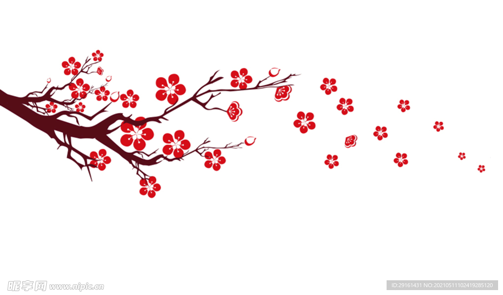 矢量梅花