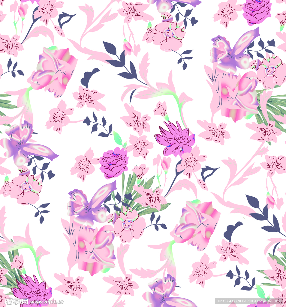 手绘花