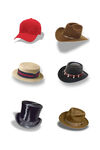 各类帽子素材图片