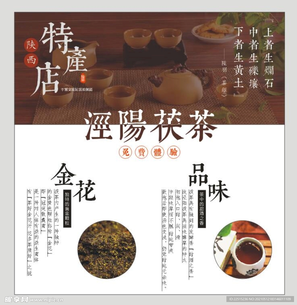 泾阳金花茯茶