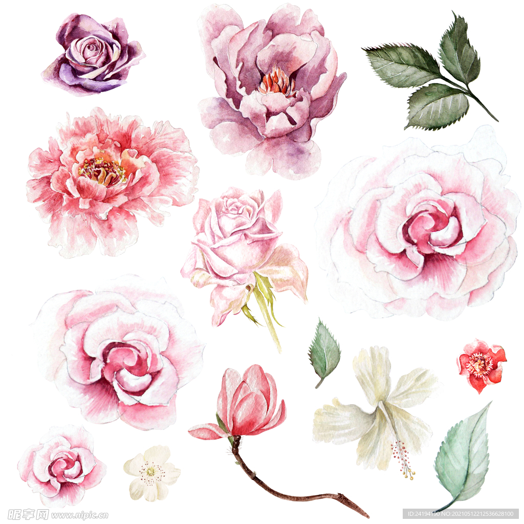 素材花