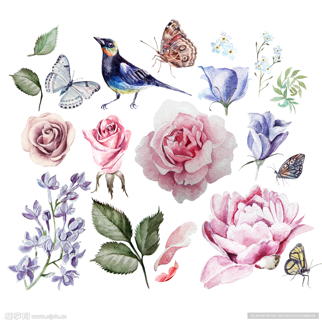 素材花