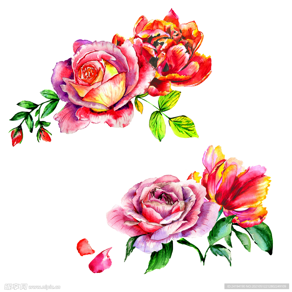 素材 花