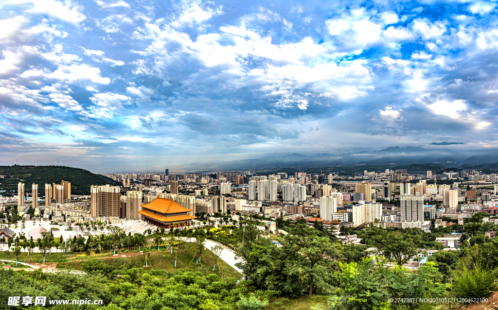 宝鸡金台观远景