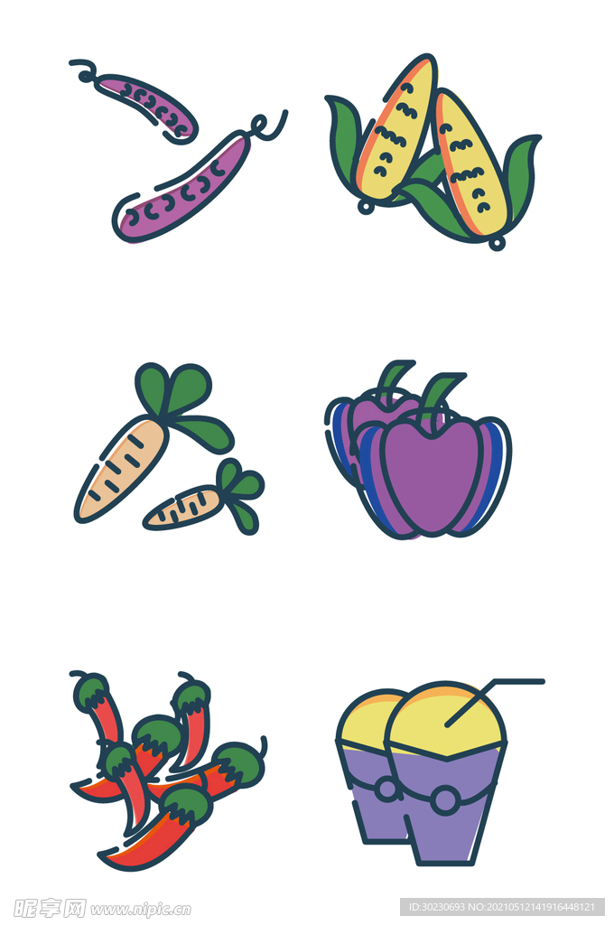 蔬菜水果图案