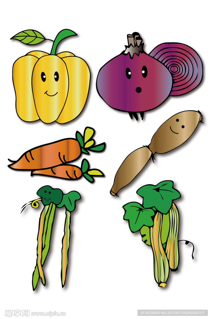 蔬菜图案
