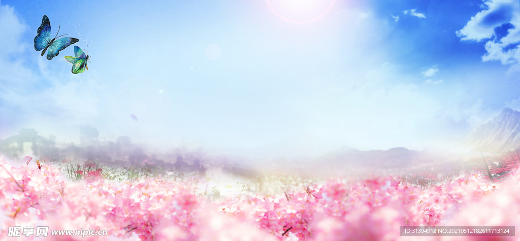 鲜花背景