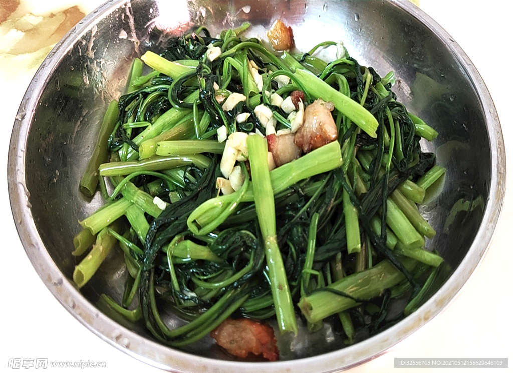 生炒空心菜