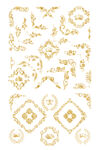 金色古典花纹