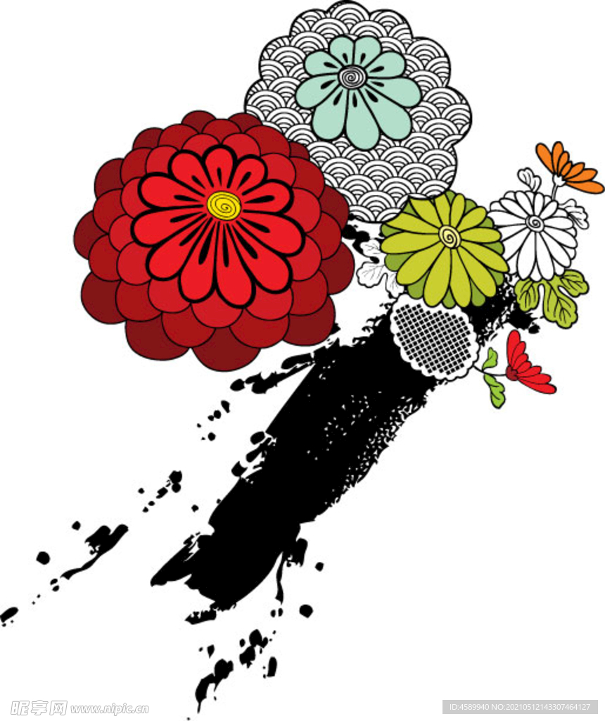 矢量花