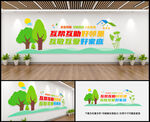 文明小区文化墙