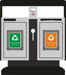 垃圾桶矢量图
