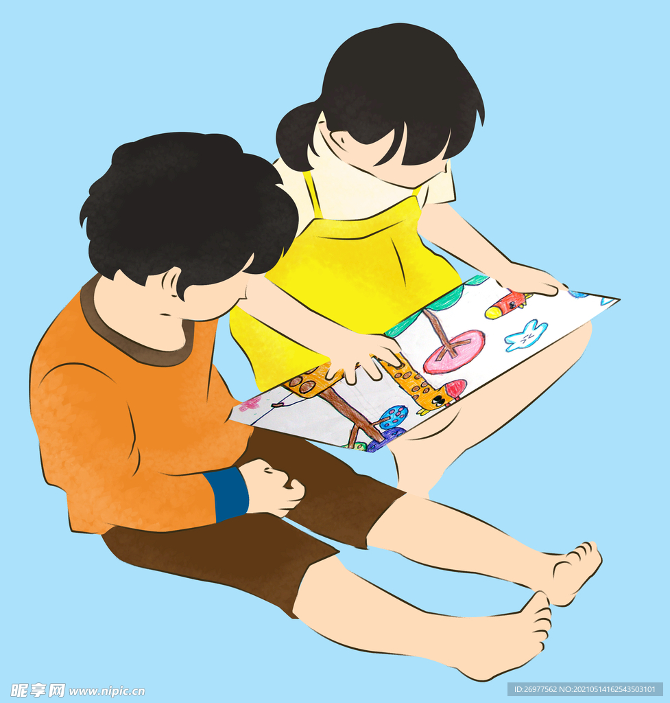  小朋友看书